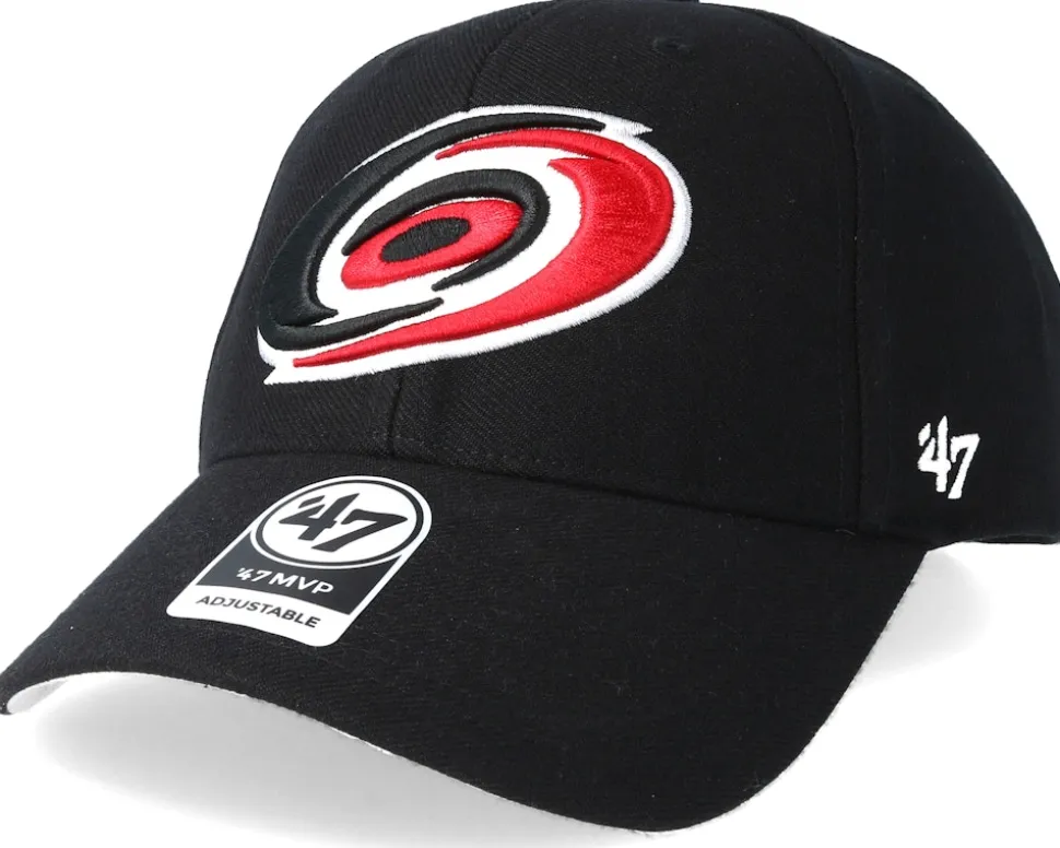 Carolina Hurricanes Mvp Black Adjustable - 47 Brand