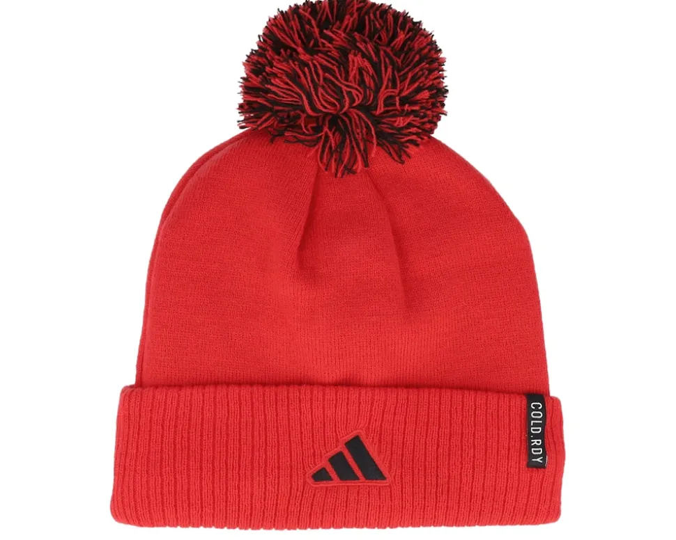Carolina Hurricanes NHL Cuffed Beanie Red Pom - Adidas