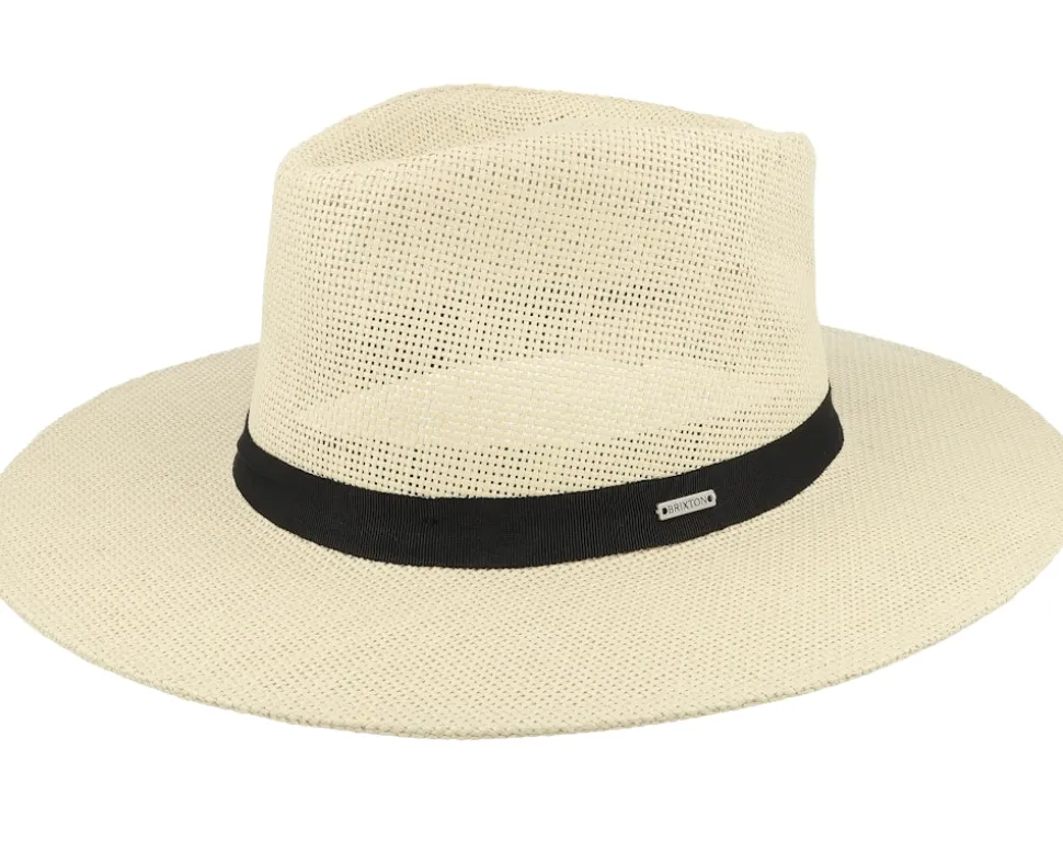 Carolina Packable Hat Natural Straw Hat - Brixton