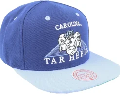 Carolina Tar Heels Carolina Monument Blue Snapback - Mitchell & Ness