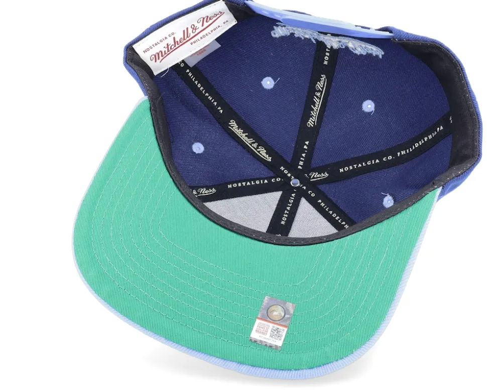 Carolina Tar Heels Carolina Monument Blue Snapback - Mitchell & Ness