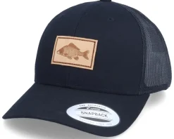 Carp Fish Patch Black Trucker - Skillfish