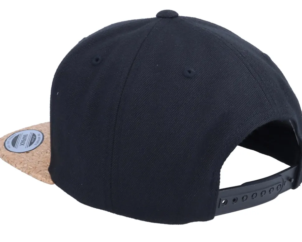 Carp Fish Patch Black/Cork Snapback - Skillfish