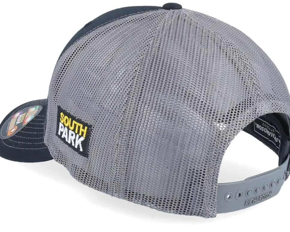 Cartman Hand Puppet Patch Black/Grey Trucker - South Park