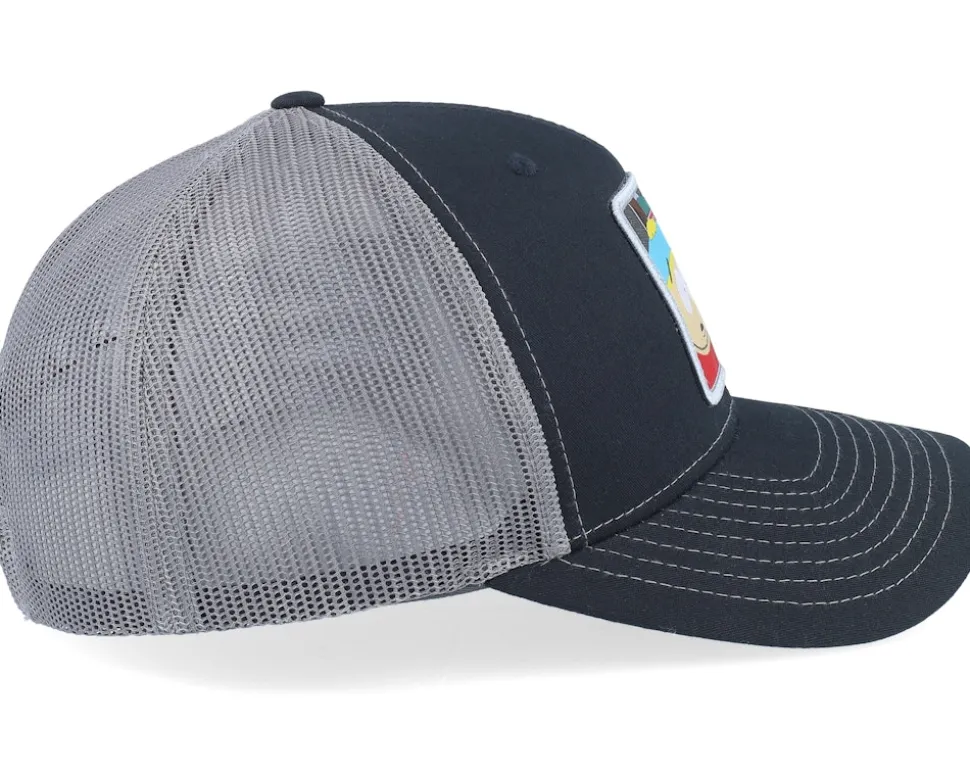 Cartman Hand Puppet Patch Black/Grey Trucker - South Park
