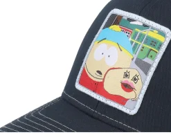 Cartman Hand Puppet Patch Black/Grey Trucker - South Park