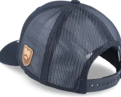 Casual Logo Patch Black Trucker - Bearded Man