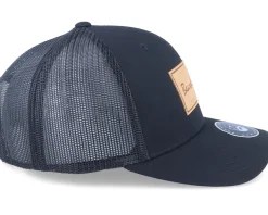 Casual Logo Patch Black Trucker - Bearded Man