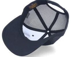 Casual Logo Patch Black Trucker - Bearded Man