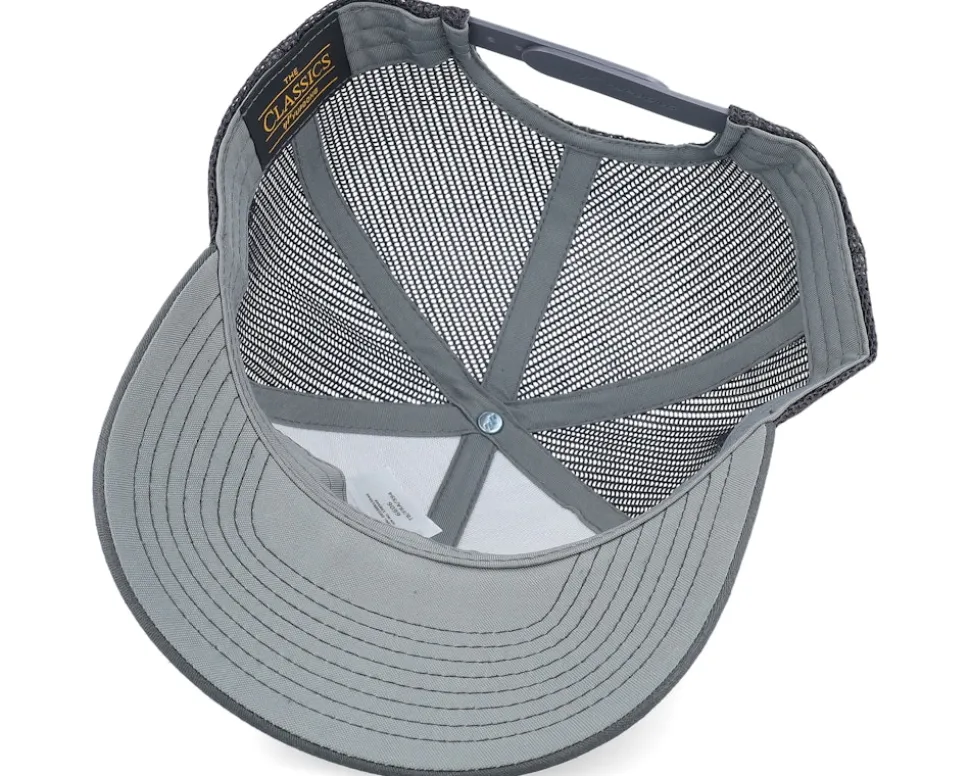 Casual Logo Patch Charcoal Trucker - Bearded Man