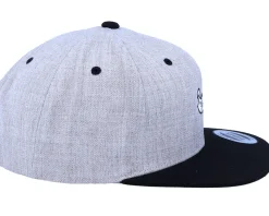 Cat Astronaut Heather Grey/Black Snapback - Iconic