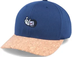 Cat Astronaut Navy/Cork Adjustable - Iconic
