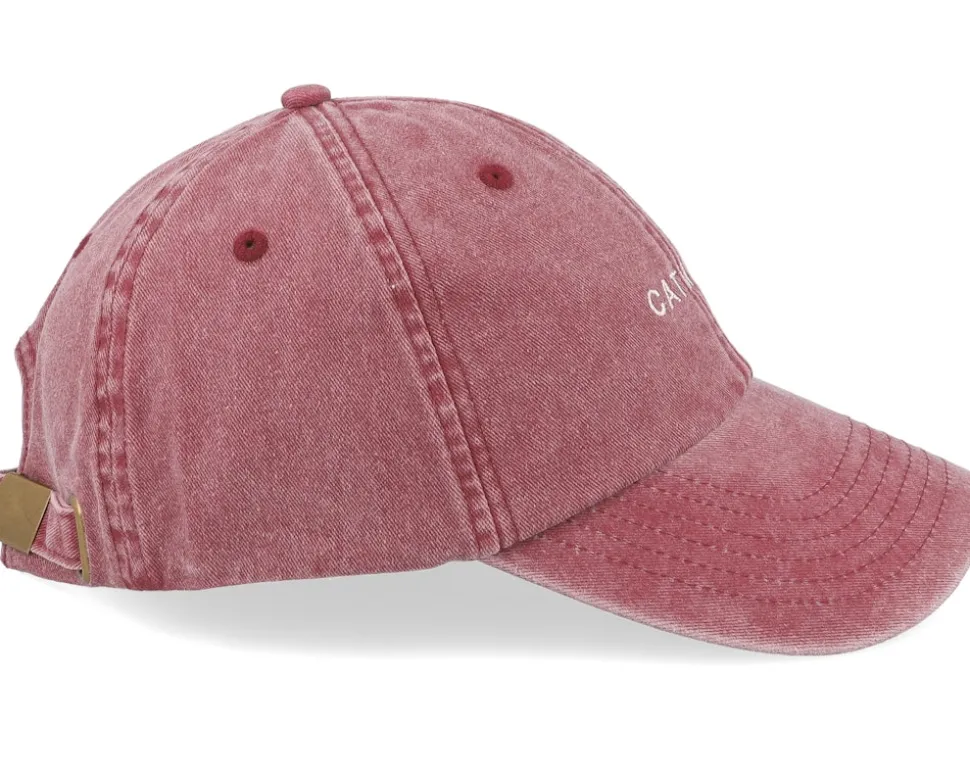Cat Mom Vintage Washed Red Dad Cap - Iconic