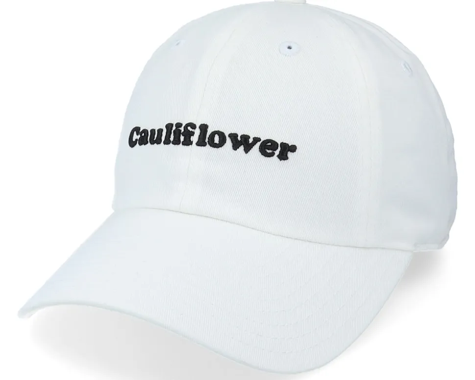 Cauliflower Foodie Foodie Slouch Snow White Dad Cap - American Needle