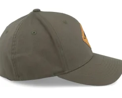 Caution Kangaroos Sign Patch Olive Flexfit - Iconic