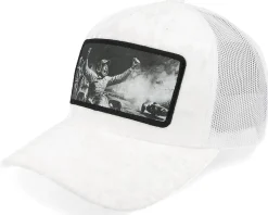 Celebrating Racing Victory Velvet White A-Frame Trucker - Calza Pennello