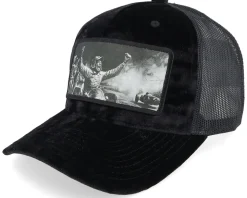 Celebrating Racing Victory Velvet Black A-Frame Trucker - Calza Pennello