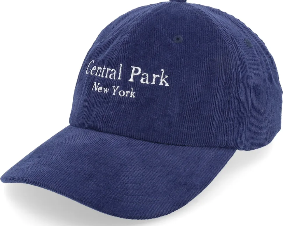 Central Park New Heritage Cord Oxford Navy Dad Cap - Iconic