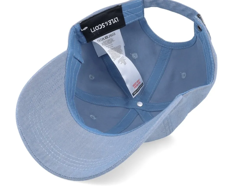 Chambray Baseball Cap Chambray Dad Cap - Lyle & Scott