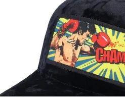 Champ Boxer Pop Art Velvet Black A-Frame Trucker - Calza Pennello