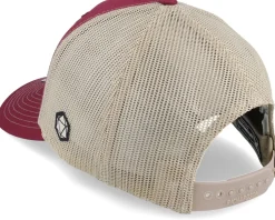 Chaotic Evil Box Patch Maroon/Khaki Trucker - Critiql Hit