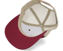 Chaotic Evil Box Patch Maroon/Khaki Trucker - Critiql Hit