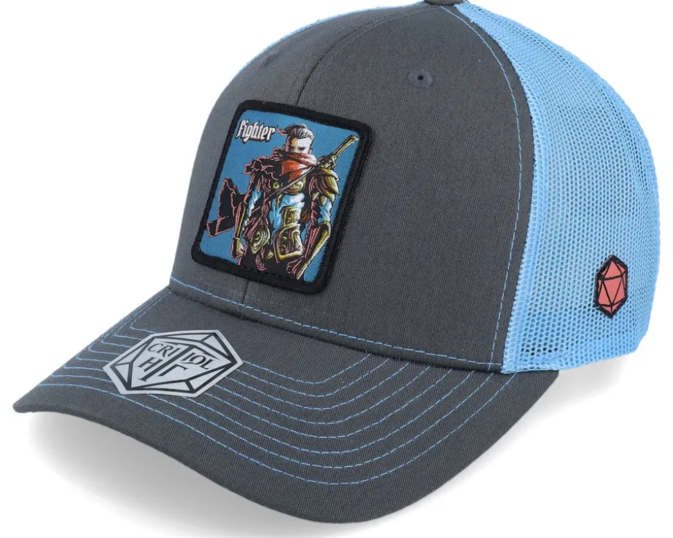 Chaotic Evil Box Patch Maroon/Khaki Trucker - Critiql Hit