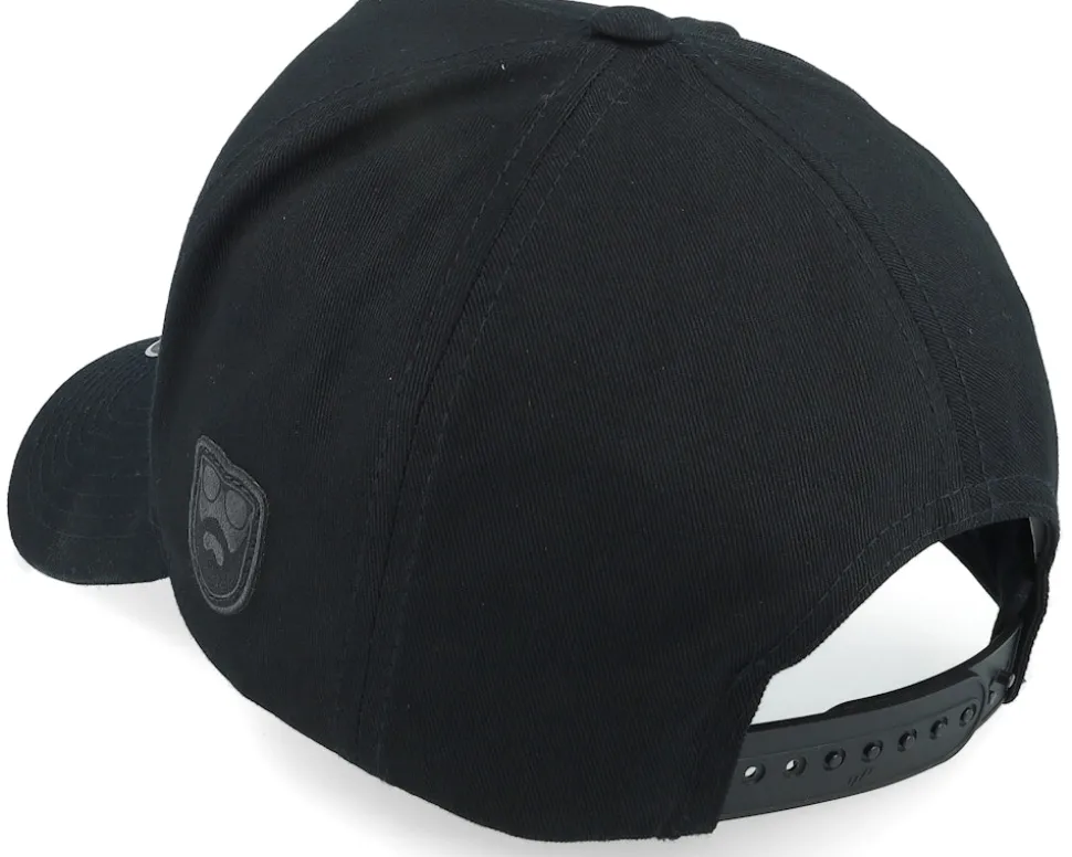 Charcoal BM Cross Logo Patch Black A-Frame Adjustable - Bearded Man