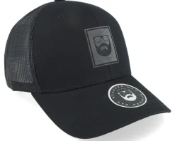 Charcoal Bm Logo Patch Black Trucker - Bearded Man