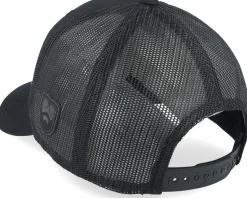 Charcoal Bm Logo Patch Black Trucker - Bearded Man