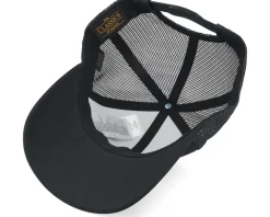 Charcoal Bm Logo Patch Black Trucker - Bearded Man