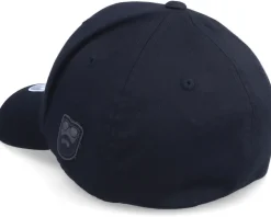 Charcoal Cap Man Patch Black Flexfit - Bearded Man