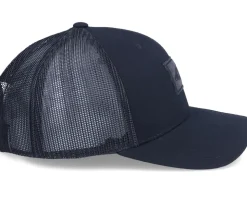 Charcoal Carp Fish Patch Black Trucker - Skillfish