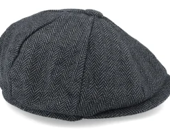 Charcoal Heringbone Heritage Bakerboy - Beechfield