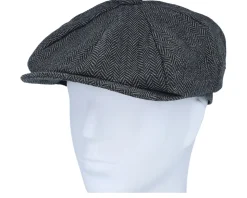 Charcoal Heringbone Heritage Bakerboy - Beechfield