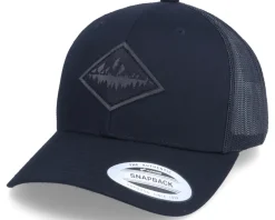 Charcoal Pine Mountain Patch Black Trucker - Wild Spirit