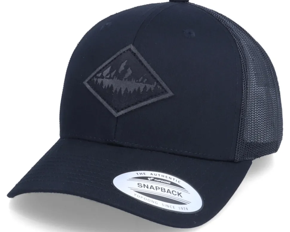 Charcoal Pine Mountain Patch Black Trucker - Wild Spirit