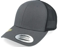 Charcoal/Black Classic Recycled Mesh Trucker - Yupoong