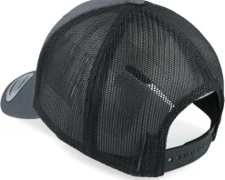 Charcoal/Black Classic Recycled Mesh Trucker - Yupoong