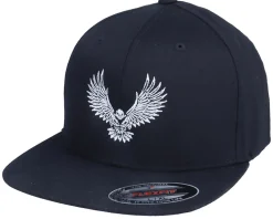 Charge Flat Brim Black Flexfit Fitted - Iconic