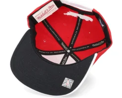 Charlotte Hornets Cardinal Red 2 Tone Scarlet/white Snapback - Mitchell & Ness