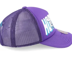 Charlotte Hornets Billboard Hwc Purple Trucker - Mitchell & Ness