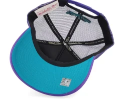 Charlotte Hornets Billboard Hwc Purple Trucker - Mitchell & Ness