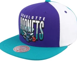 Charlotte Hornets Billboard 2 Hwc Purple/Teal Snapback - Mitchell & Ness