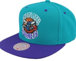 Charlotte Hornets Breakthrough Teal/Purple Snapback - Mitchell & Ness