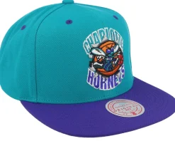 Charlotte Hornets Breakthrough Teal/Purple Snapback - Mitchell & Ness