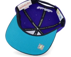Charlotte Hornets Core Basic Purple/Black Snapback - Mitchell & Ness
