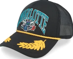Charlotte Hornets Gold Leaf Vintage Trucker - Mitchell & Ness