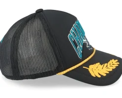 Charlotte Hornets Gold Leaf Vintage Trucker - Mitchell & Ness