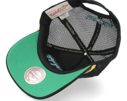 Charlotte Hornets Gold Leaf Vintage Trucker - Mitchell & Ness